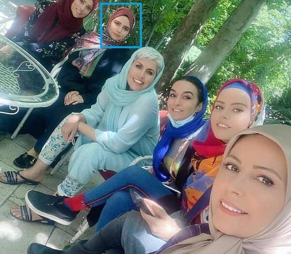عکس پای آدرینا صادقی