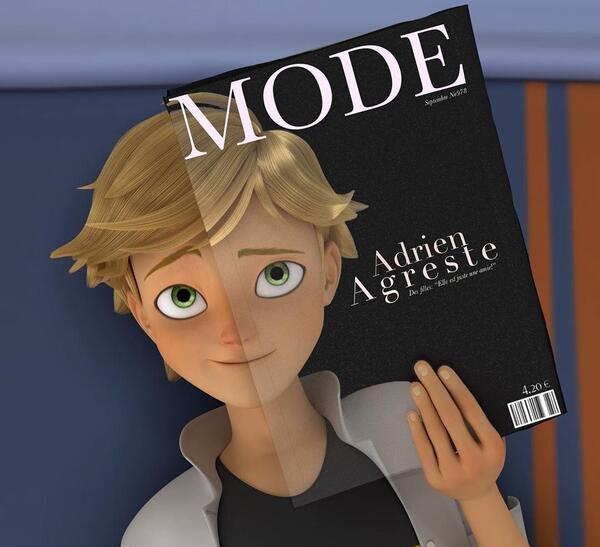 عکس مرینت و کاگامی و آدرین
