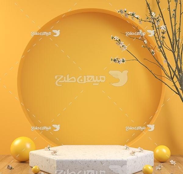 عکس با بک گراند زرد