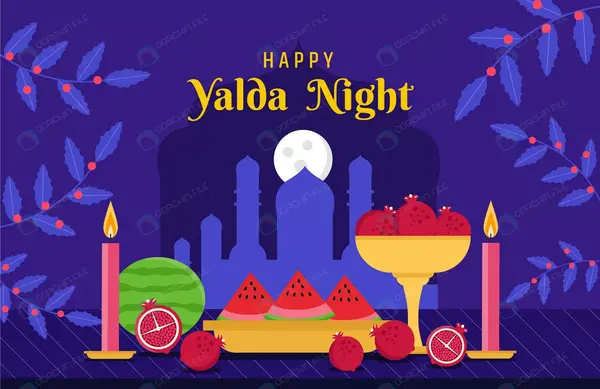 عکس بک گراند شب یلدایی