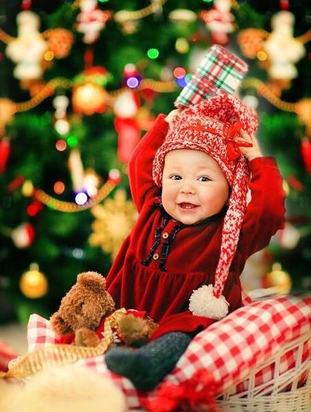 ایده عکس کریسمس نوزاد