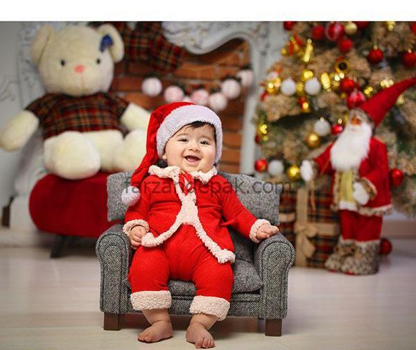ایده عکس کریسمس کودک
