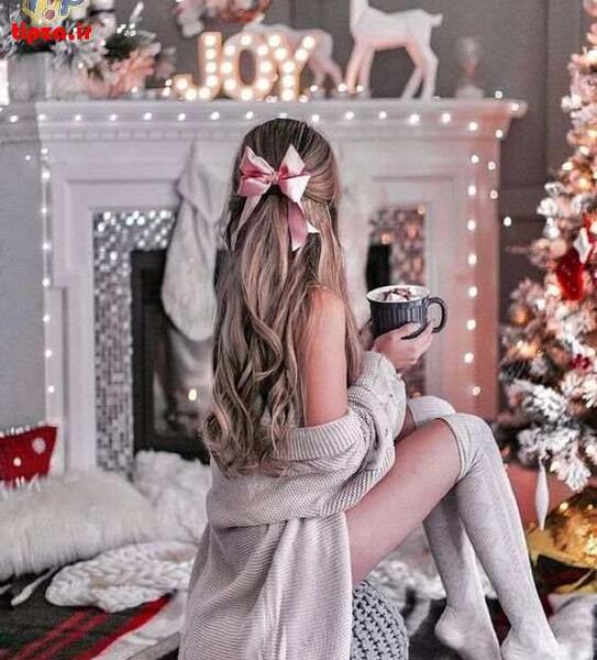 ایده عکس کریسمس دخترانه