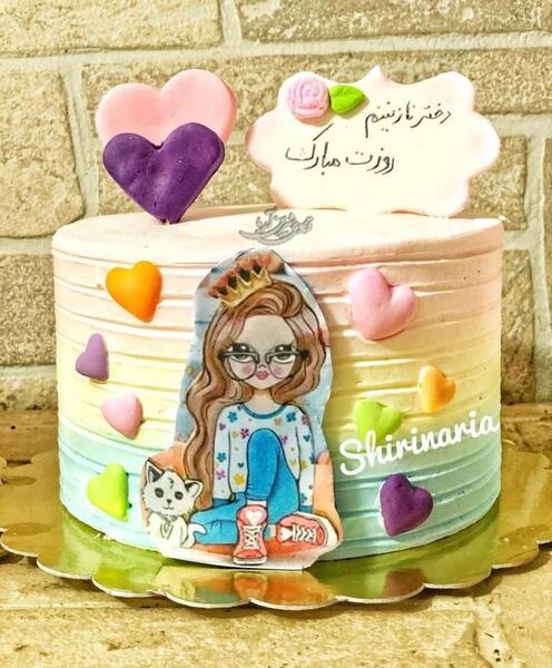 عکس روز دختر برای کیک