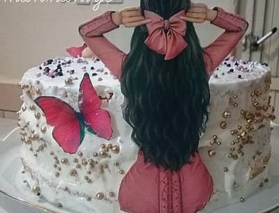 عکس روز دختر برای روی کیک