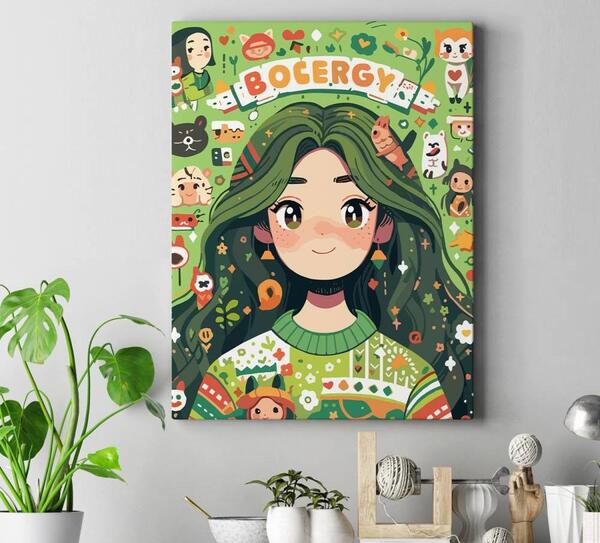 عکس ایده نقاشی روی بوم پینترست