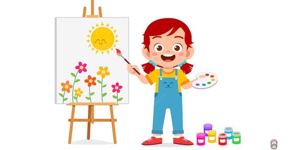 عکس ایده برای کلاس نقاشی کودکان