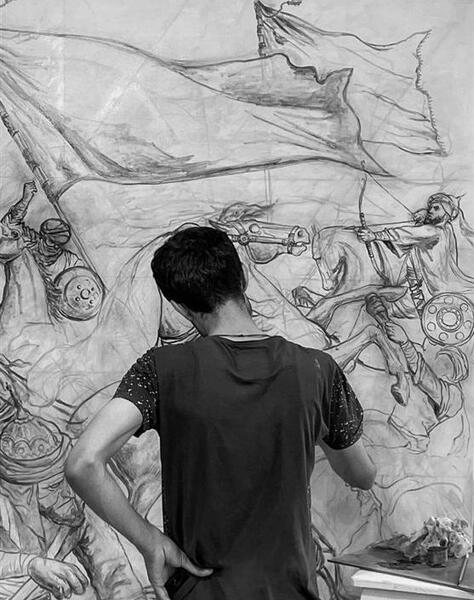 عکس ایده نقاشی برای اربعین