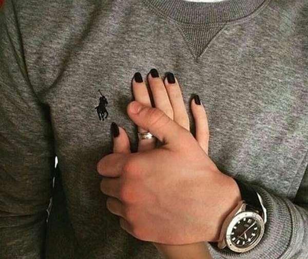 مدل عکس از دست دونفره