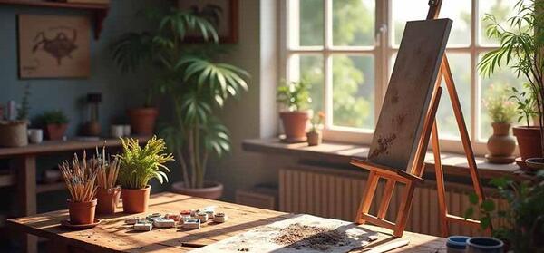 عکس ایده بیو برای پیج نقاشی