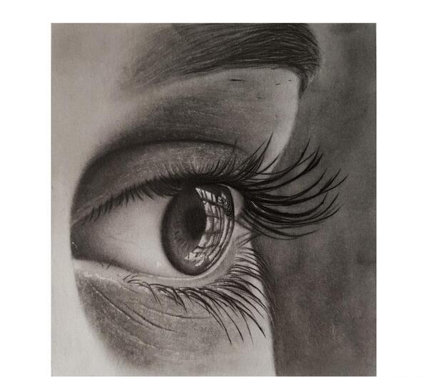عکس ایده نقاشی چشم و ابرو
