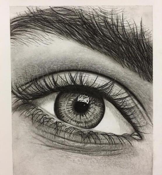 عکس ایده ی نقاشی چشم