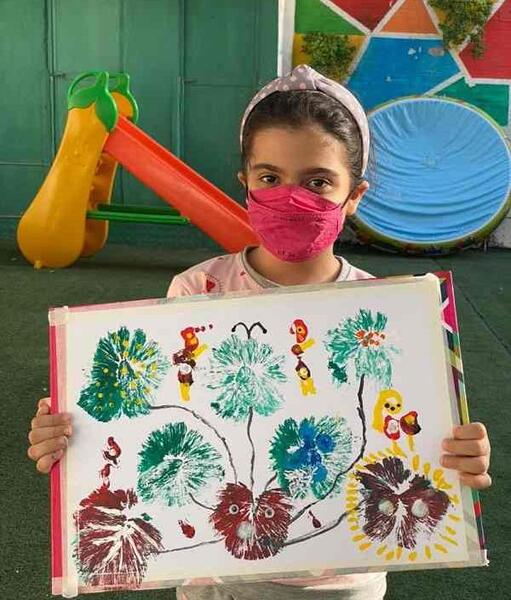 عکس ایده نقاشی خلاقانه برای کودکان