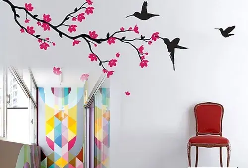 عکس ایده نقاشی دیوار خانه