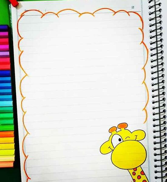 عکس ایده نقاشی برای دفتر مشق پسرانه