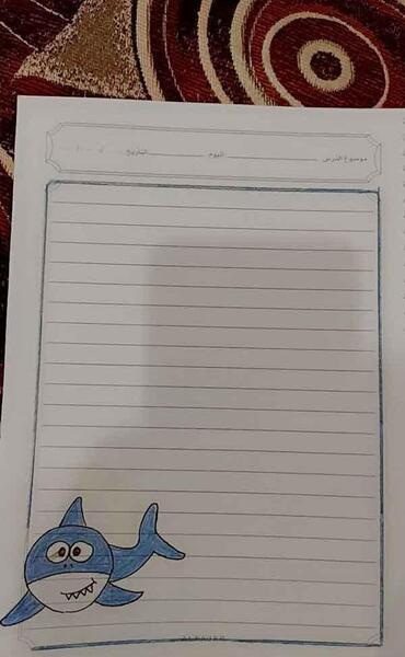 عکس ایده نقاشی برای دفتر مشق پسرانه