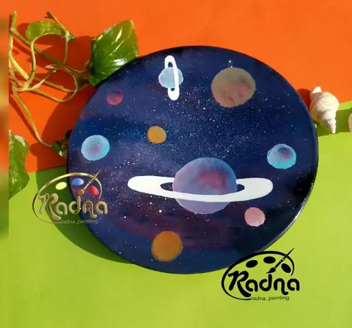 عکس ایده نقاشی روی سی دی پینترست