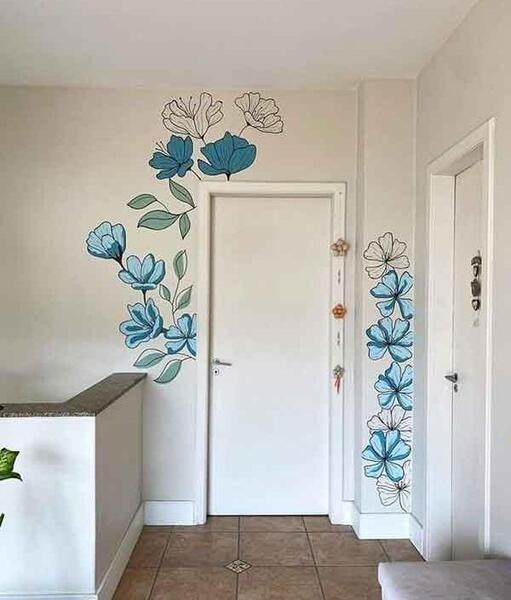 عکس ایده نقاشی روی دیوار اتاق کودک