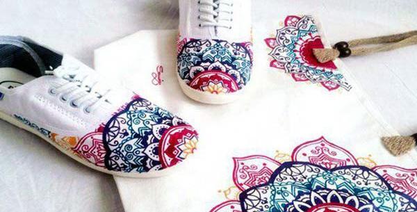 عکس ایده ی نقاشی روی لباس
