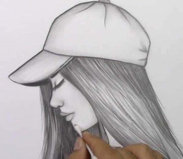 عکس ایده نقاشی زیبا دخترانه