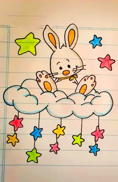 عکس ایده نقاشی ساده زیبا