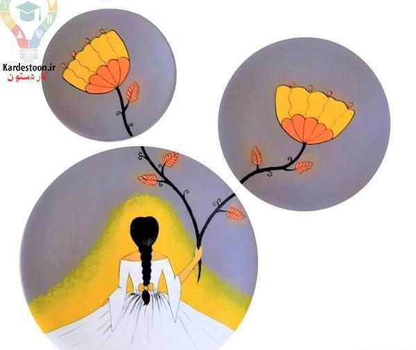 عکس ایده برای نقاشی رو سفال