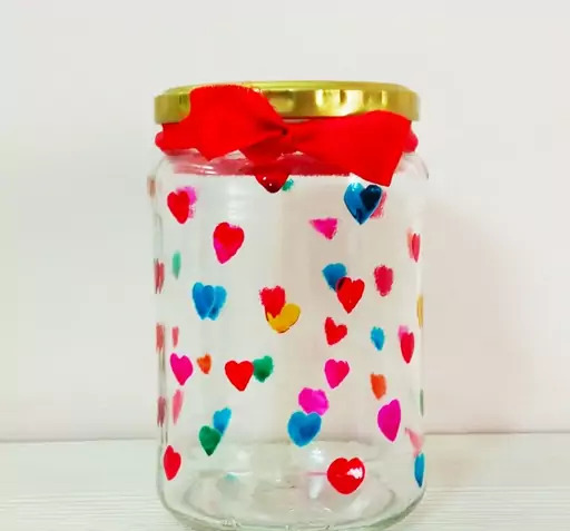 عکس ایده نقاشی روی شیشه مربا