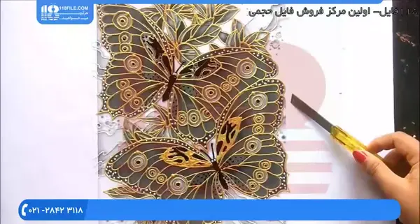 عکس ایده نقاشی روی شیشه ساده