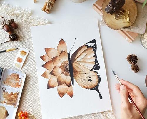 عکس ایده طراحی نقاشی