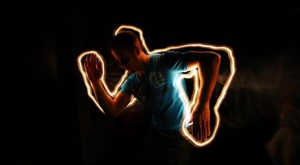 عکس ایده عکاسی با نقاشی