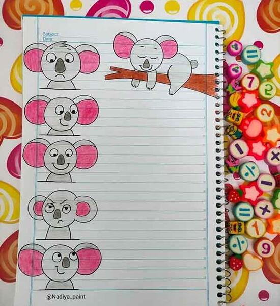 عکس ایده نقاشی برای املا کلاس اول