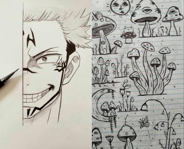 عکس ایده نقاشی لباس دارک