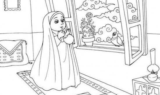 عکس ایده برای نقاشی نماز باران