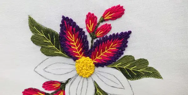عکس ایده نقاشی گلدوزی