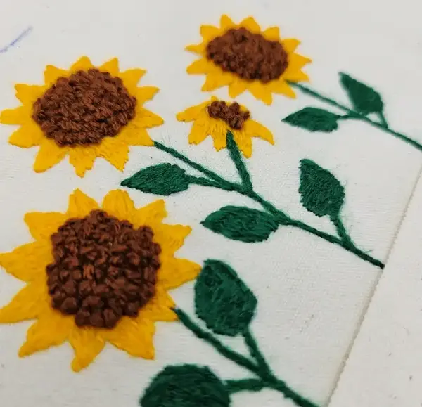 عکس ایده نقاشی گلدوزی