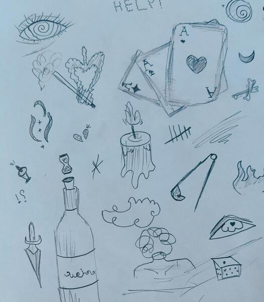 عکس ایده نقاشی غمگین دارک