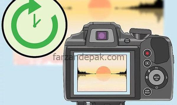 عکس ایده عکاسی با تابلو نقاشی