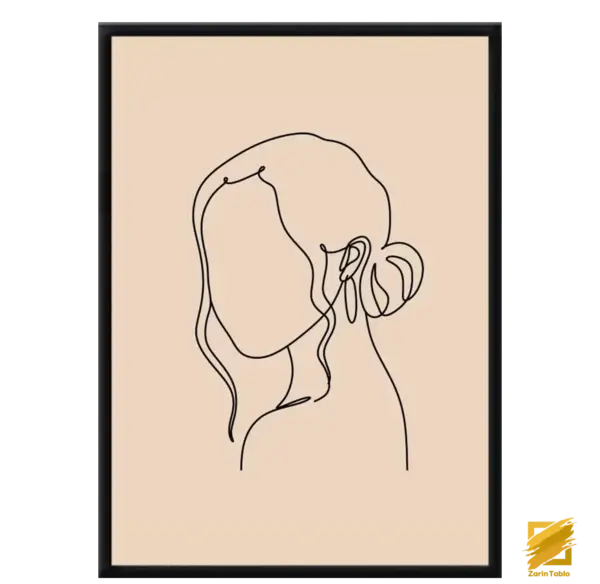 عکس ایده نقاشی مینیمال عاشقانه
