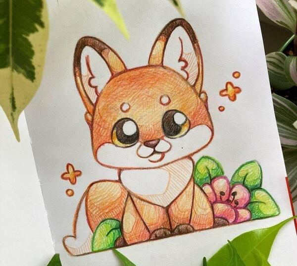 عکس ایده نقاشی حیوانات ساده