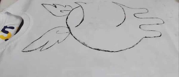 عکس ایده نقاشی روی تیشرت