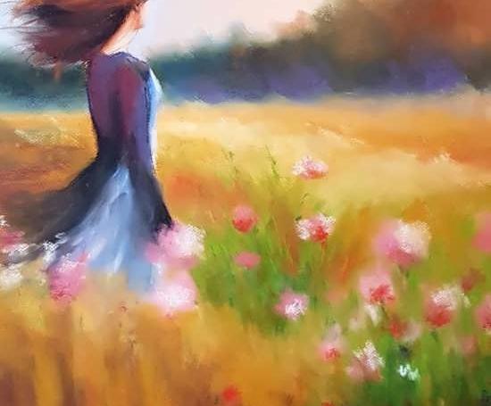 عکس ایده نقاشی با پاستل