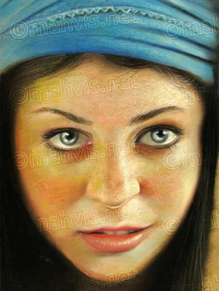 عکس ایده ی نقاشی با پاستل گچی