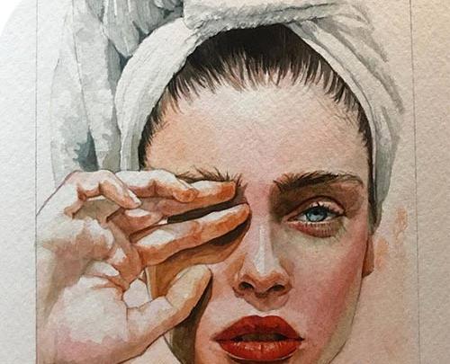 عکس ایده نقاشی آبرنگ حرفه ای
