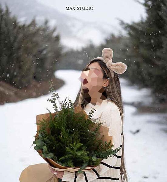ایده عکس برفی بدون چهره
