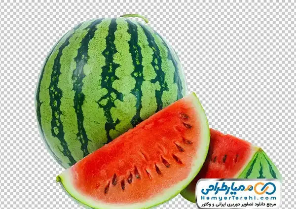 عکس هندوانه بدون بک گراند
