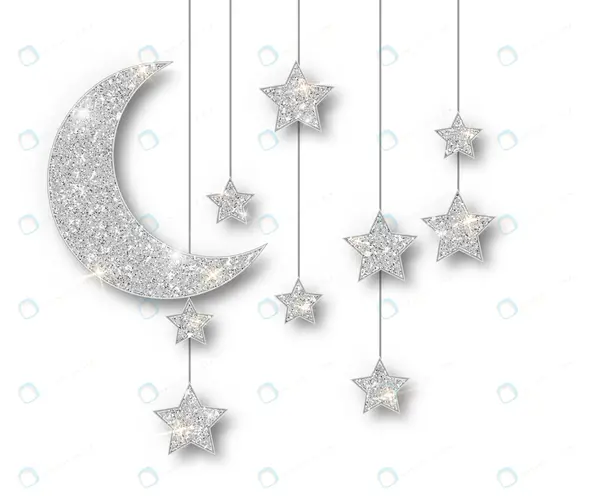 عکس بک گراند ماه و ستاره