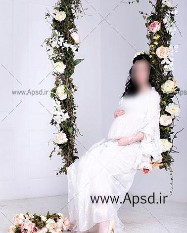 بک گراند عکس بارداری لایه باز