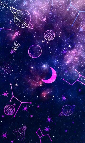 عکس کهکشان برای بک گراند