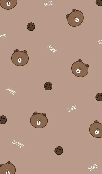 بك گراند عکس قهوه ای کیوت