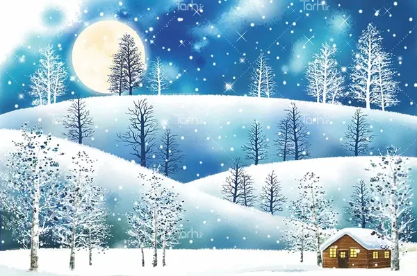 عکس زمستان برای بک گراند